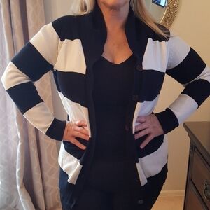 Kate Hill nautical stripe sweater L